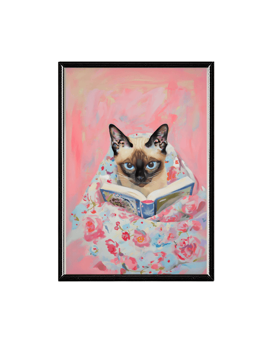 Gato leyendo 1