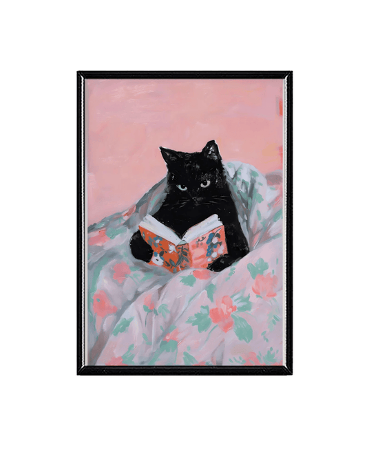 Gato leyendo 2