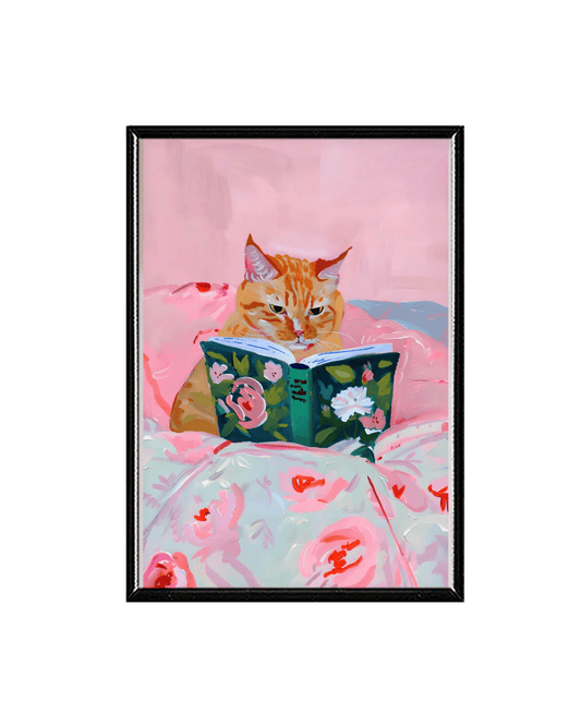 Gato leyendo 3